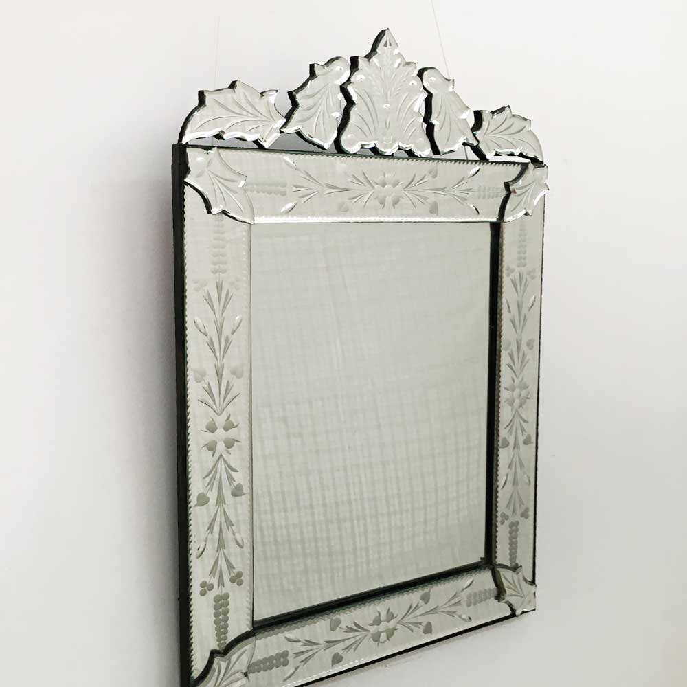 17   RECTANGULAR VENETIAN STYLE MIRROR