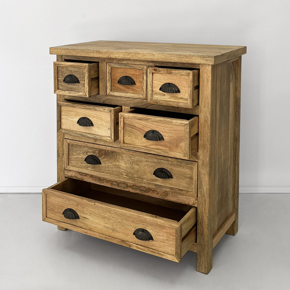    ASPRO 7 DRAWER CHEST, NATURAL