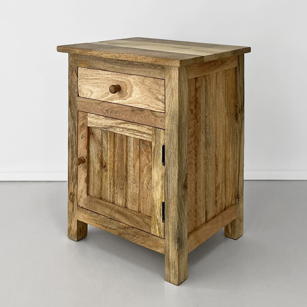    ASPRO BEDSIDE CABINET, NATURAL 