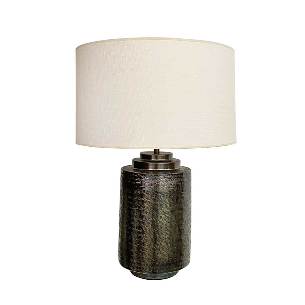    DRUM TABLE LAMP