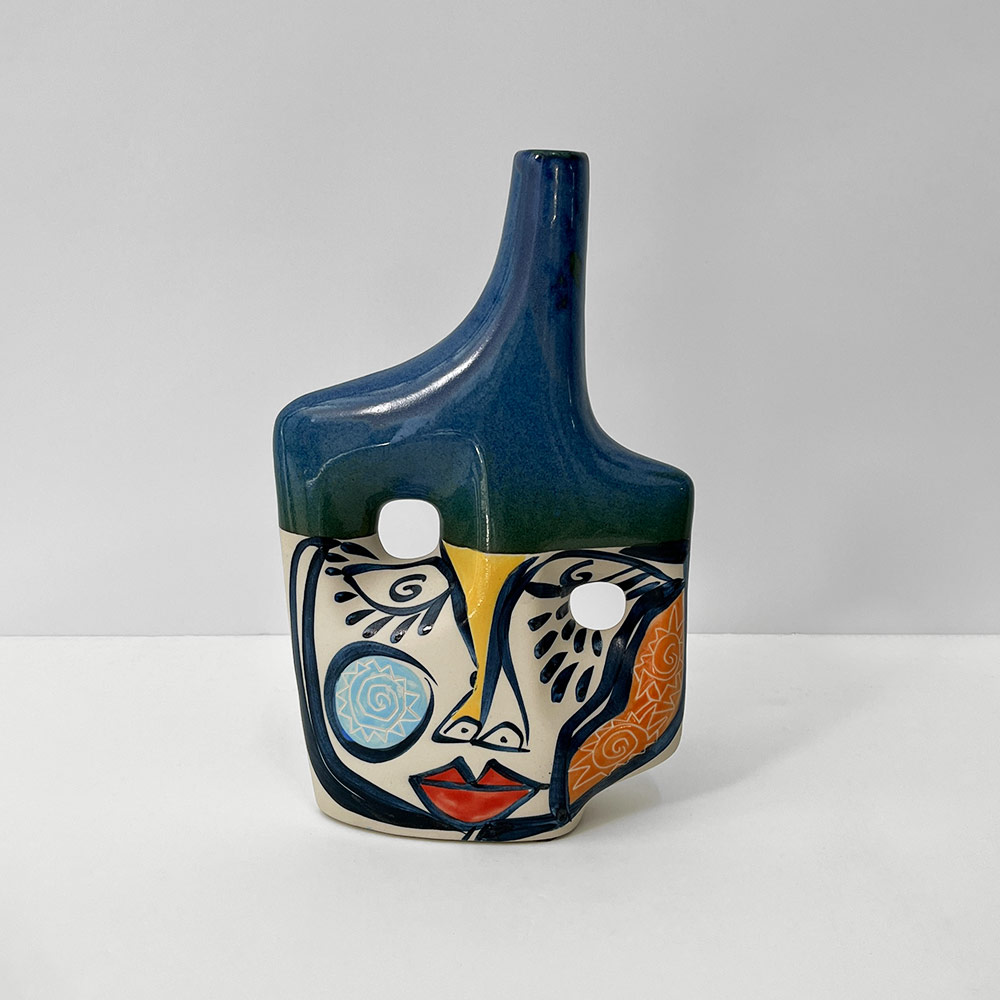    CUBIST VASE BOTTLE FACE 