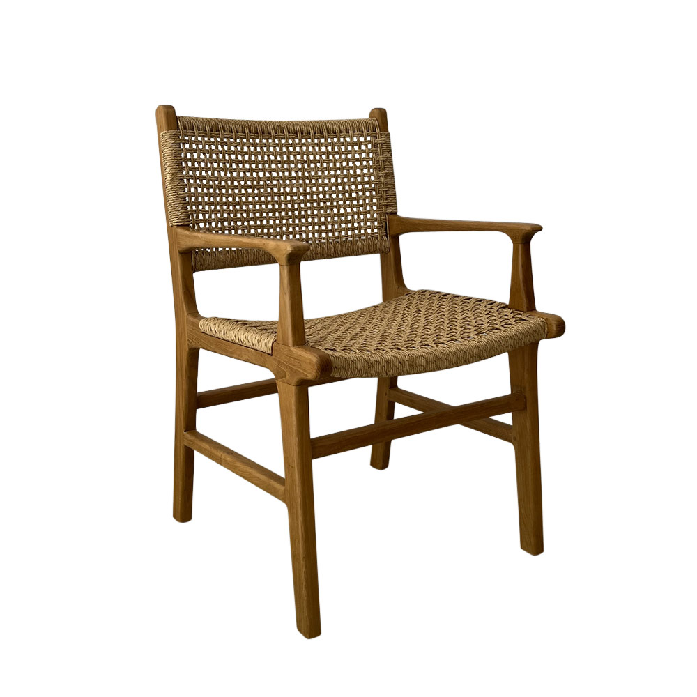    JAVA DINING CHAIR WITH ARMS 