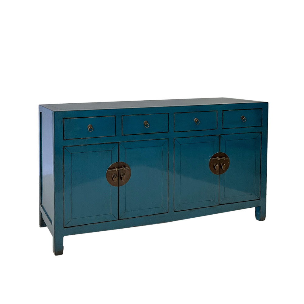    LUNAR CHINA SIDEBOARD, COBALT