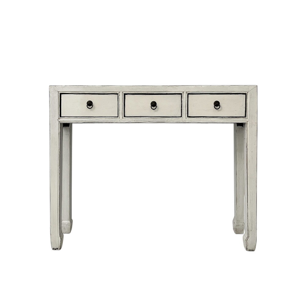    LARA CHINA CONSOLE, WHITE