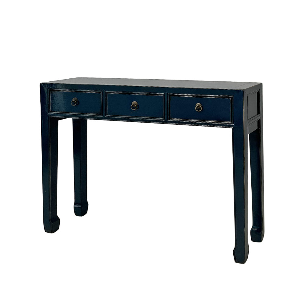    LARA CHINA CONSOLE, DARK BLUE