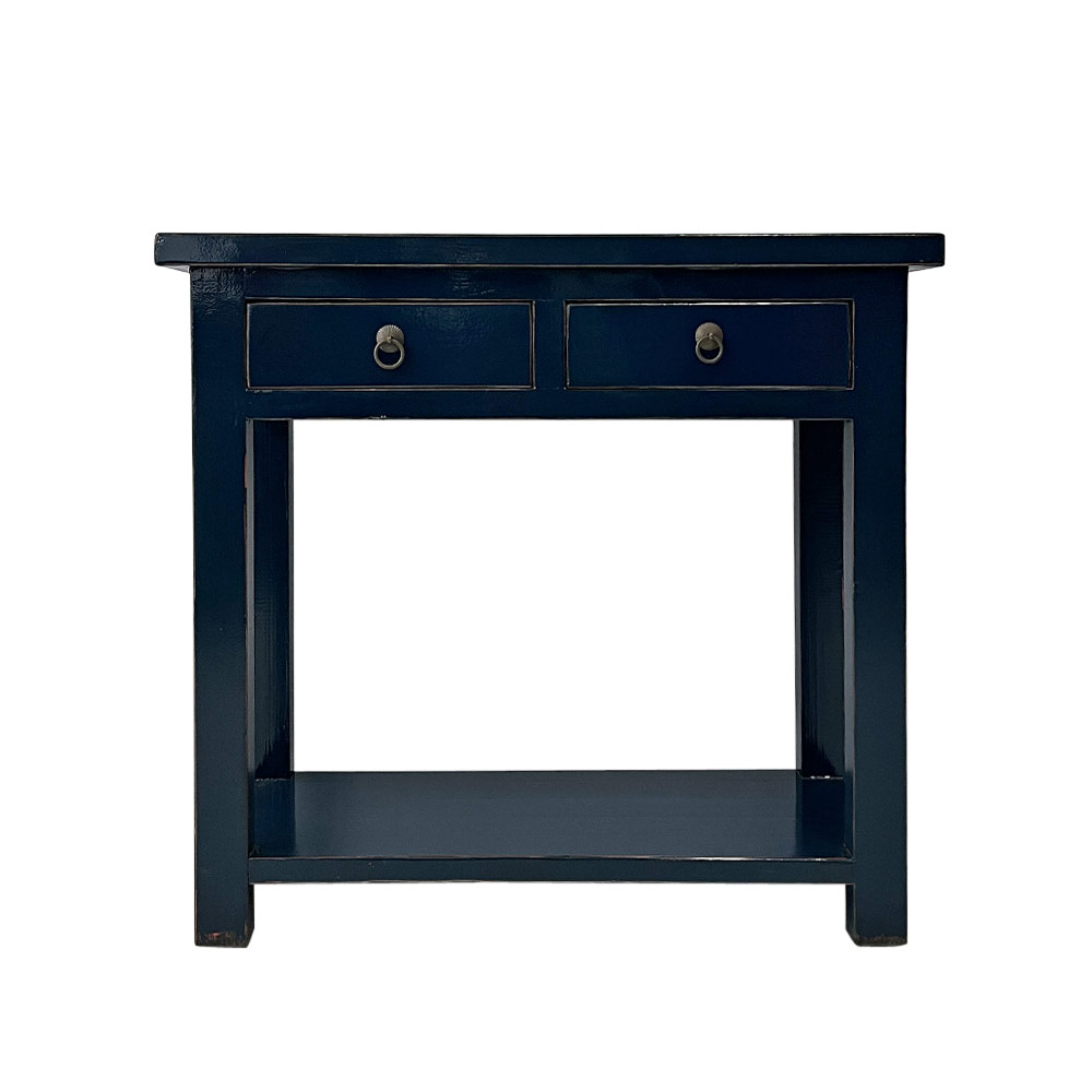    LILY CHINA MINI CONSOLE, DARK BLUE