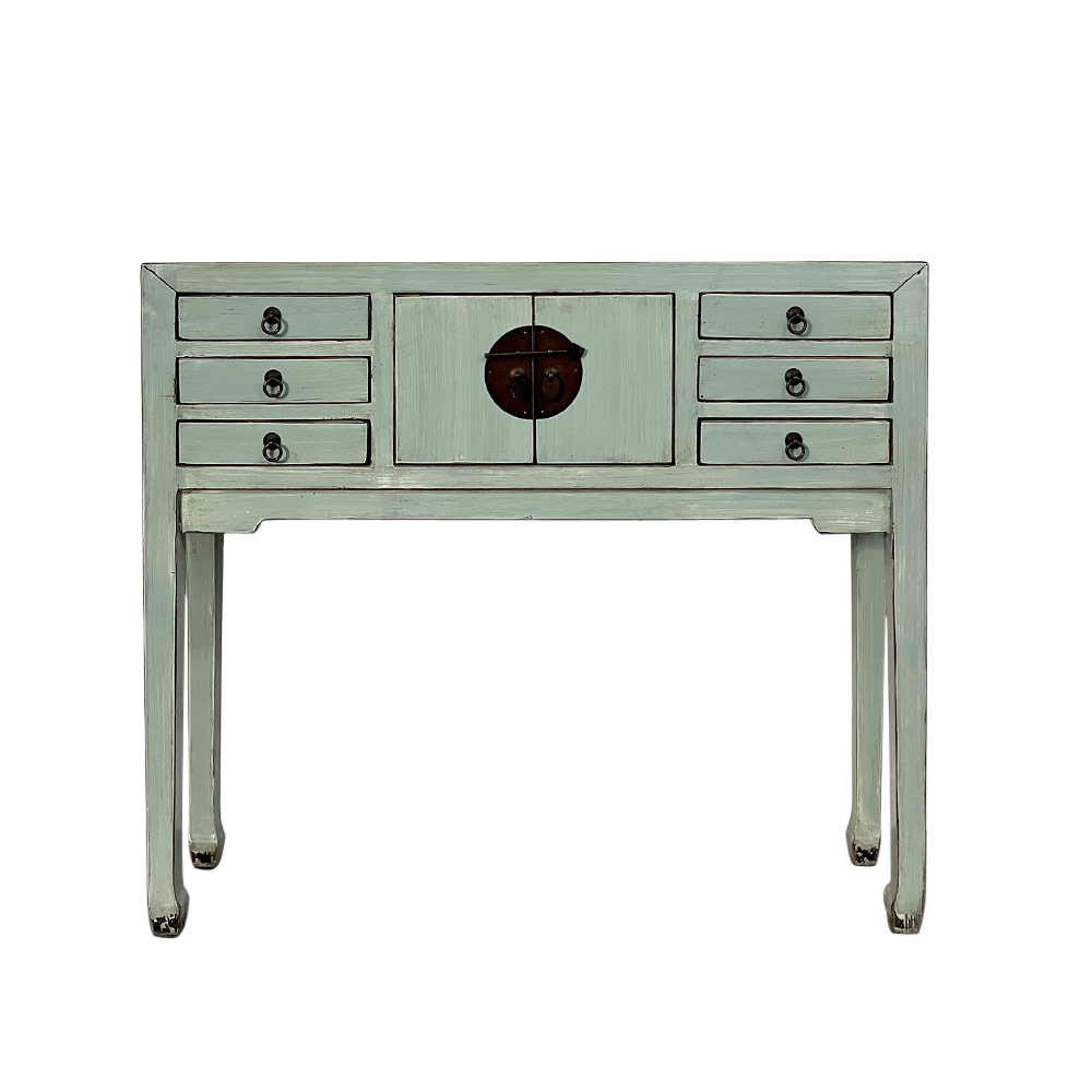    CHINA CONSOLE, ICE BLUE