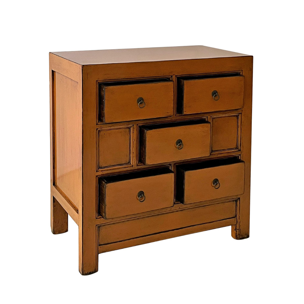    CHINA CHEST, OCHRE 