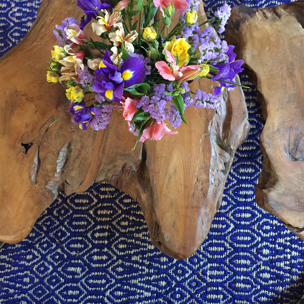    LOG COFFEE TABLE, 4 LEGS