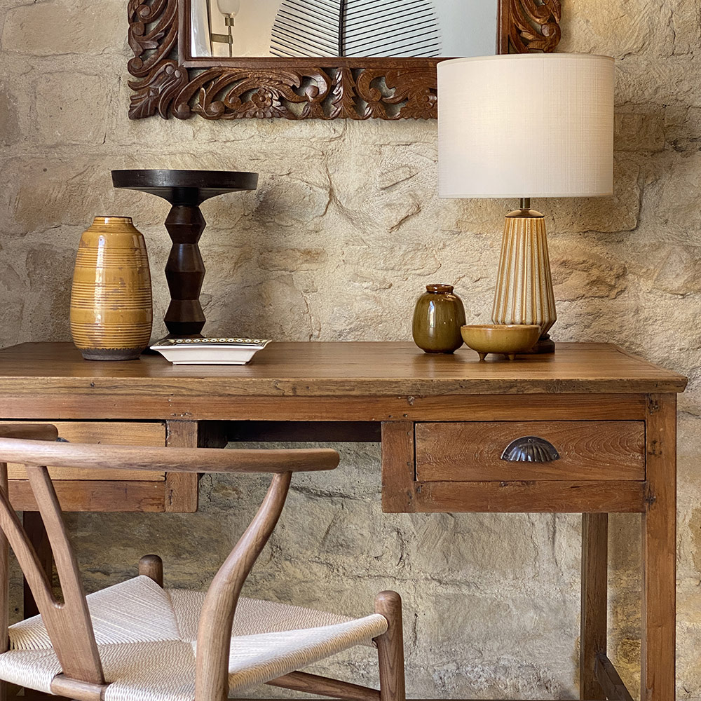    VINTAGE DESK, TEAK