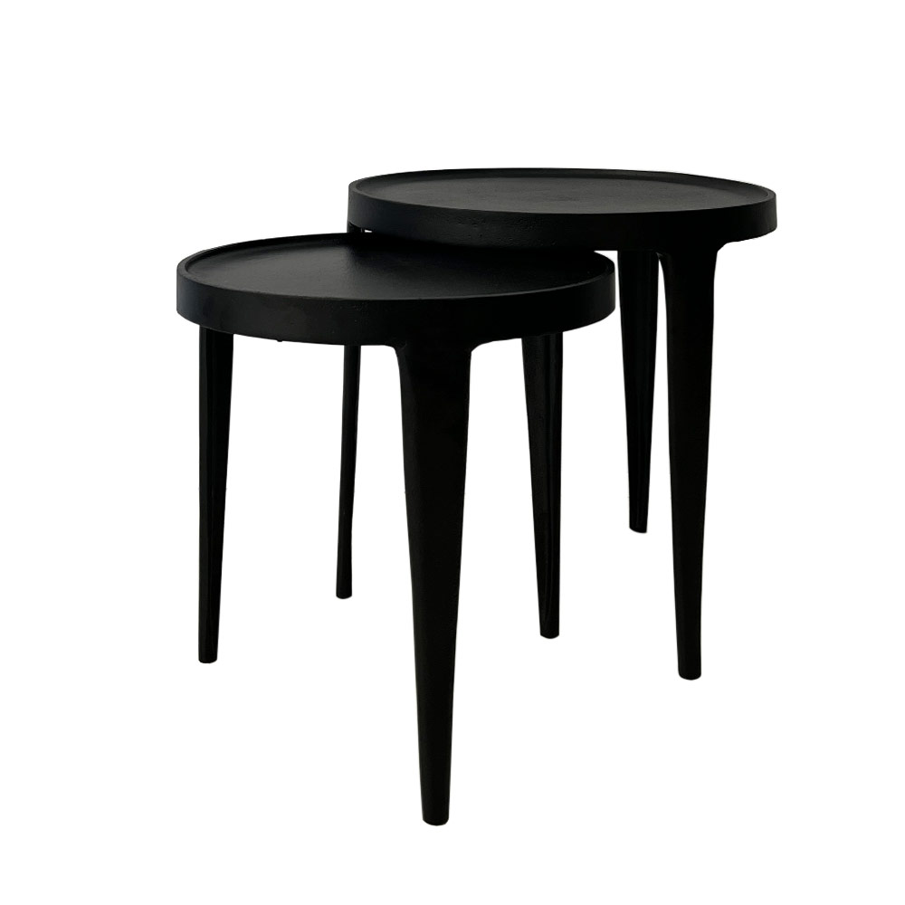    BIRKA SIDE TABLE, BLACK LARGE 