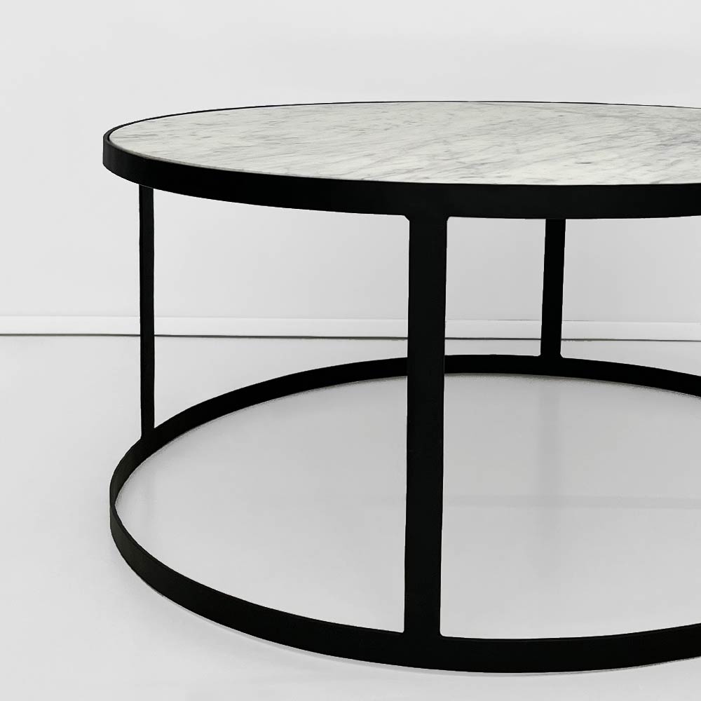    SPECTRE MARBLE TABLE, BLACK