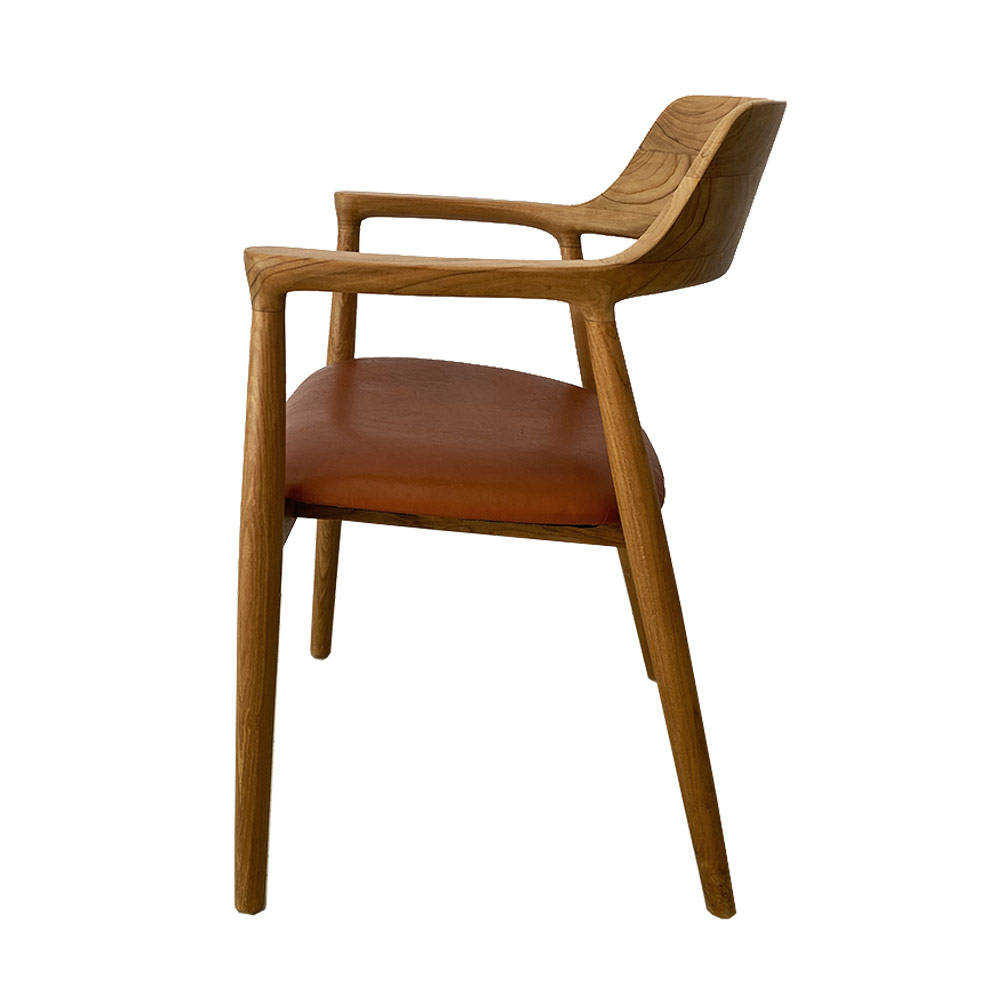    SIERRA DINING CHAIR, LEATHER 