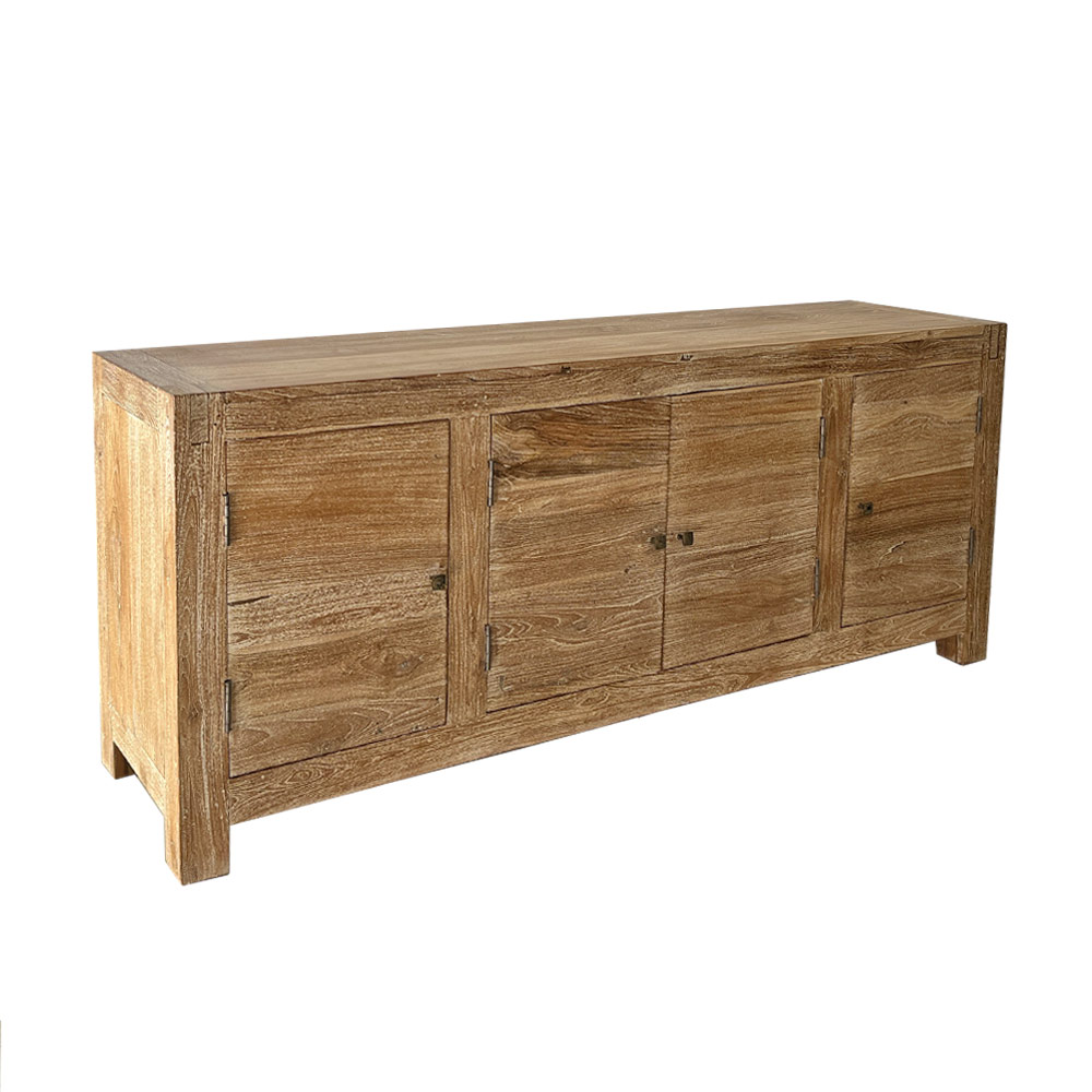    RECYCLED TEAK SIDEBOARD, LARGE