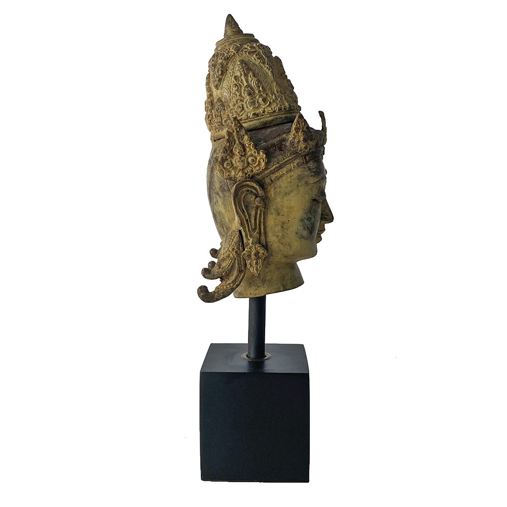    SHIVA HEAD, BRONZE