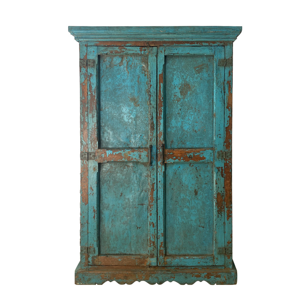    VINTAGE CABINET, PATINA BLUE