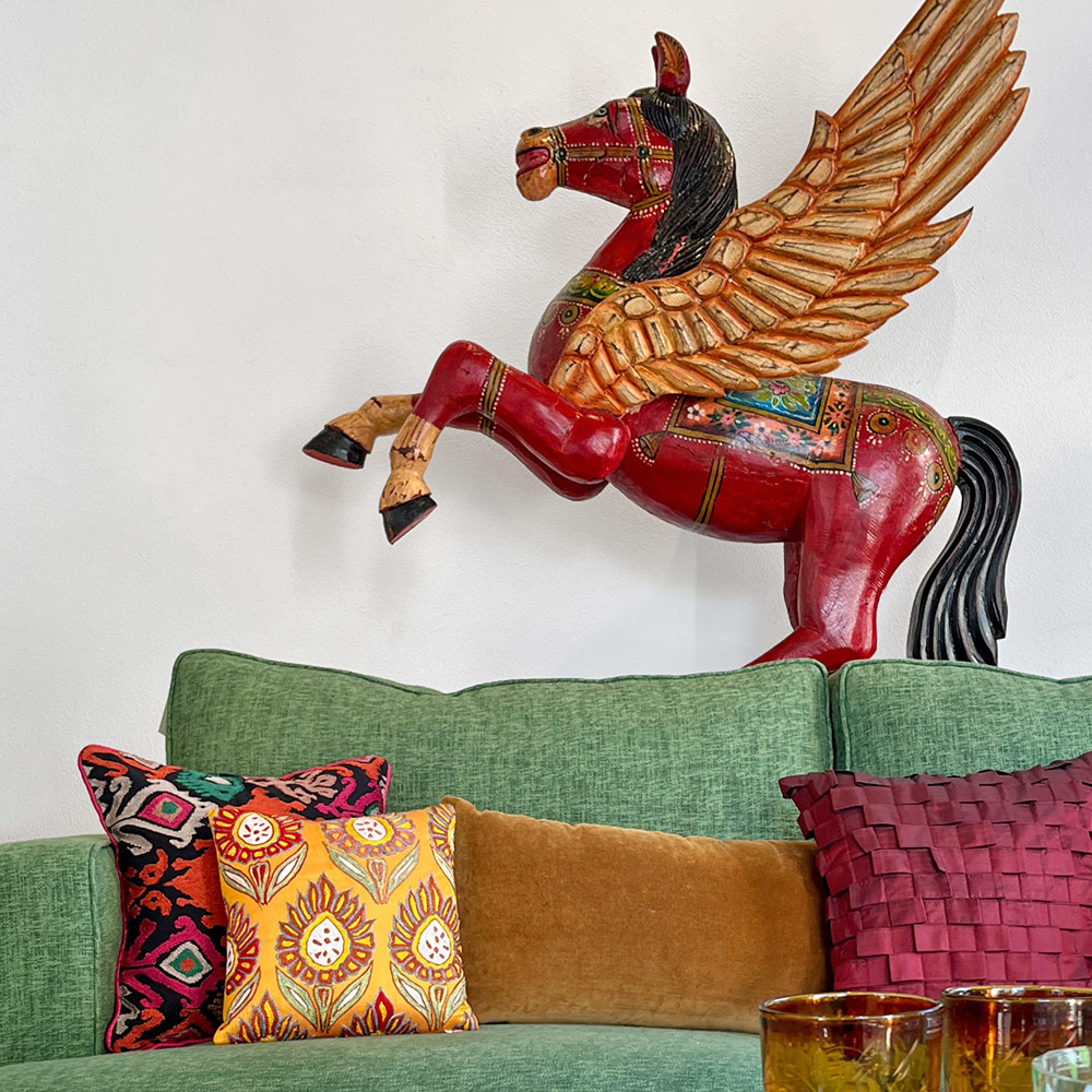    PEGASUS HORSE, RED