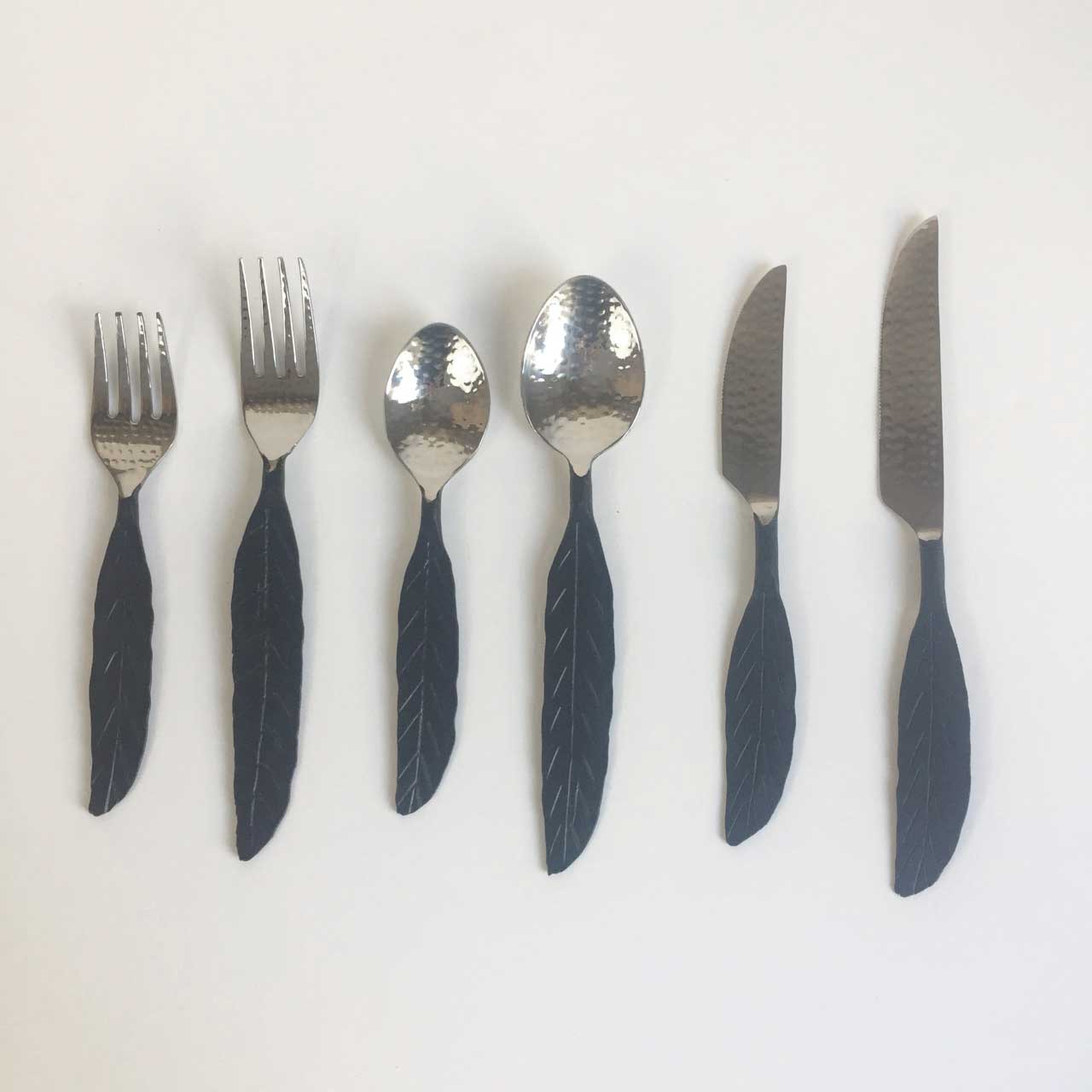 LEAF CUTLERY, SET OF 6