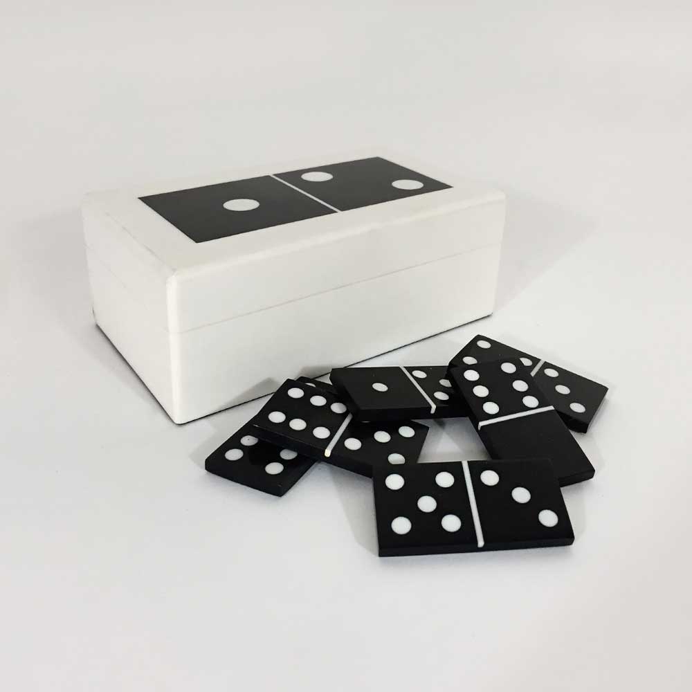 BLACK DOMINO SET