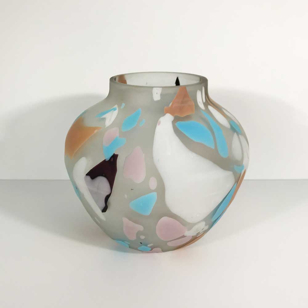 MILKY WAY BULB GLASS VASE