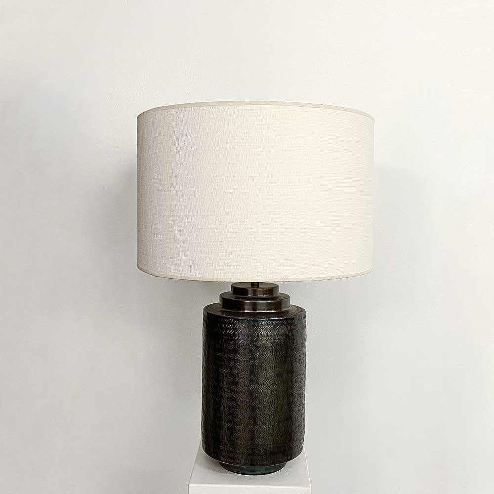 DRUM TABLE LAMP