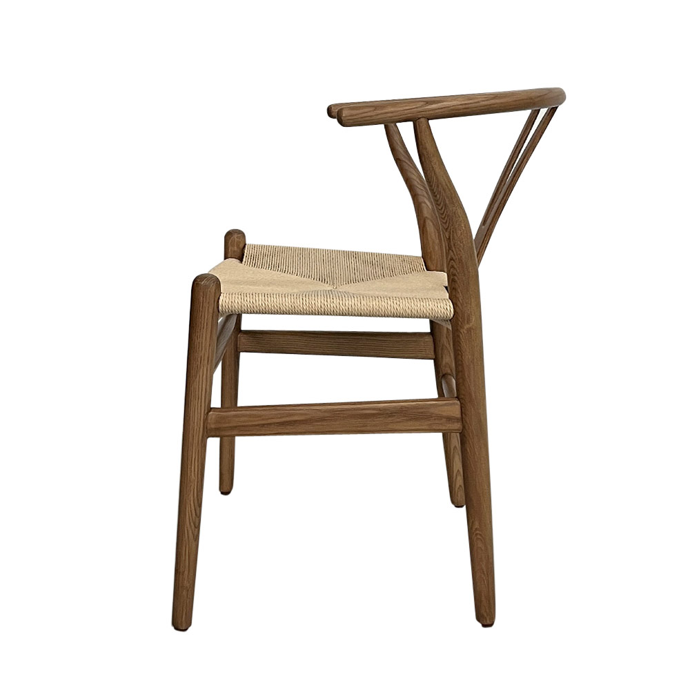 WISHBONE CHAIR,WALNUT FINISH 