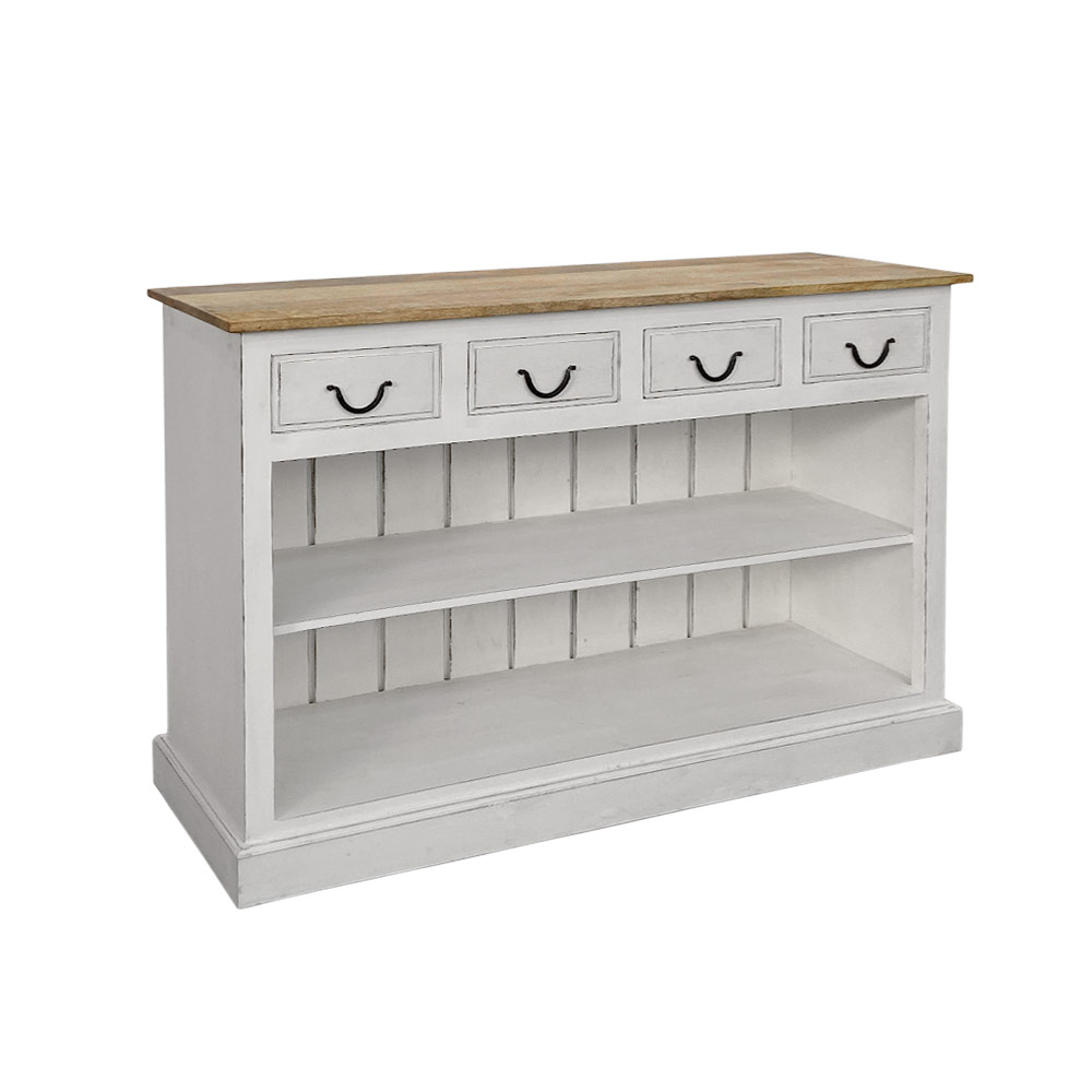 ASPRO OPEN SIDEBOARD, WHITE 