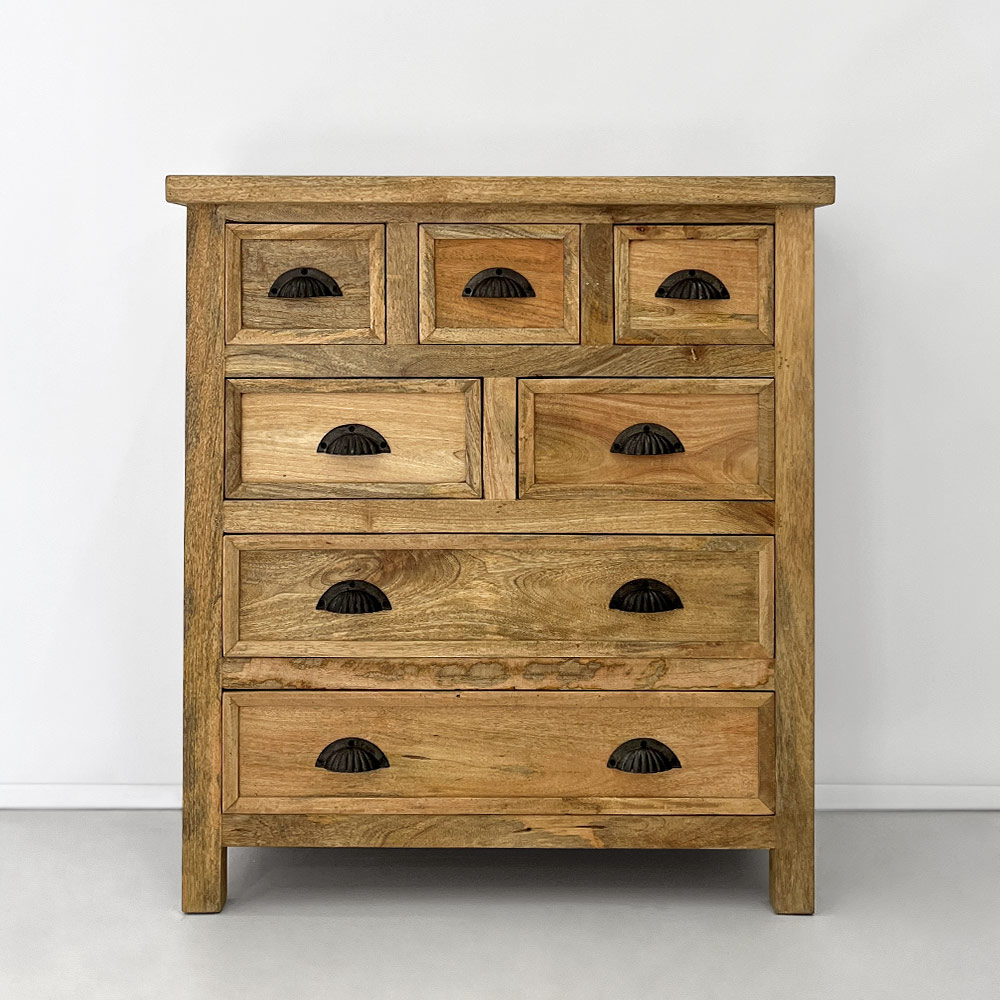 ASPRO 7 DRAWER CHEST, NATURAL