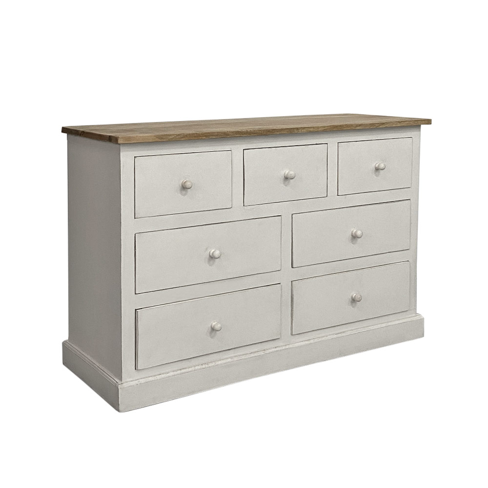 ASPRO 7 DRAWER CHEST, WHITE  