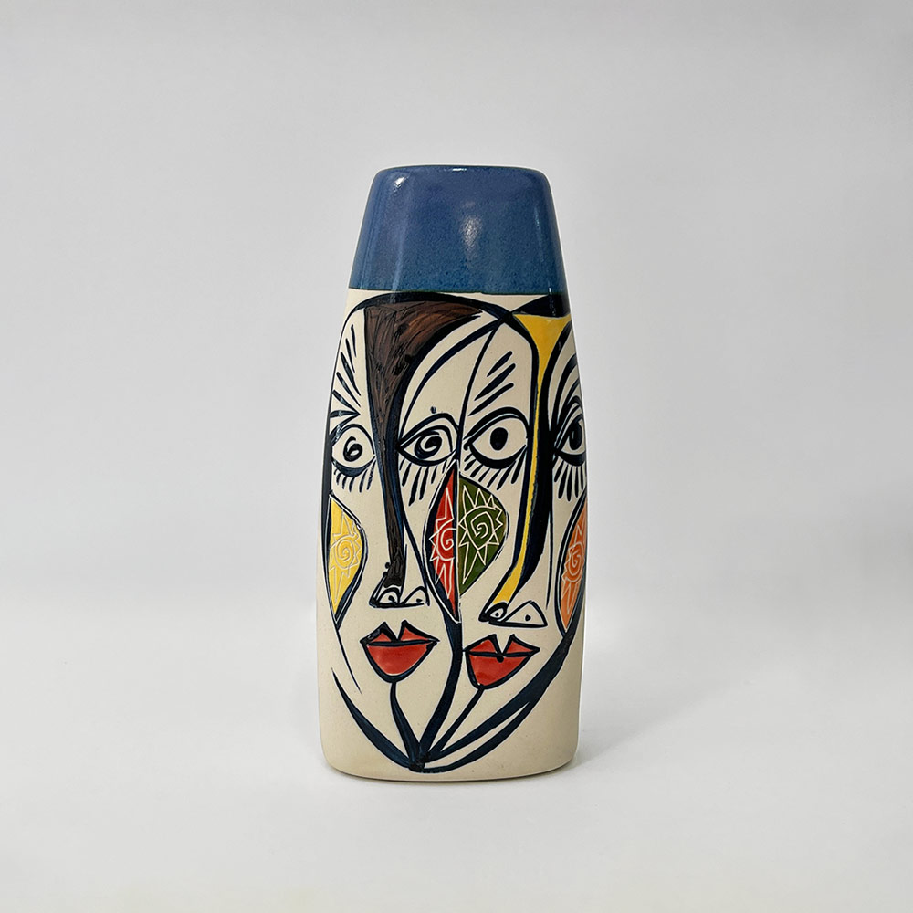 CUBIST VASE, OVAL