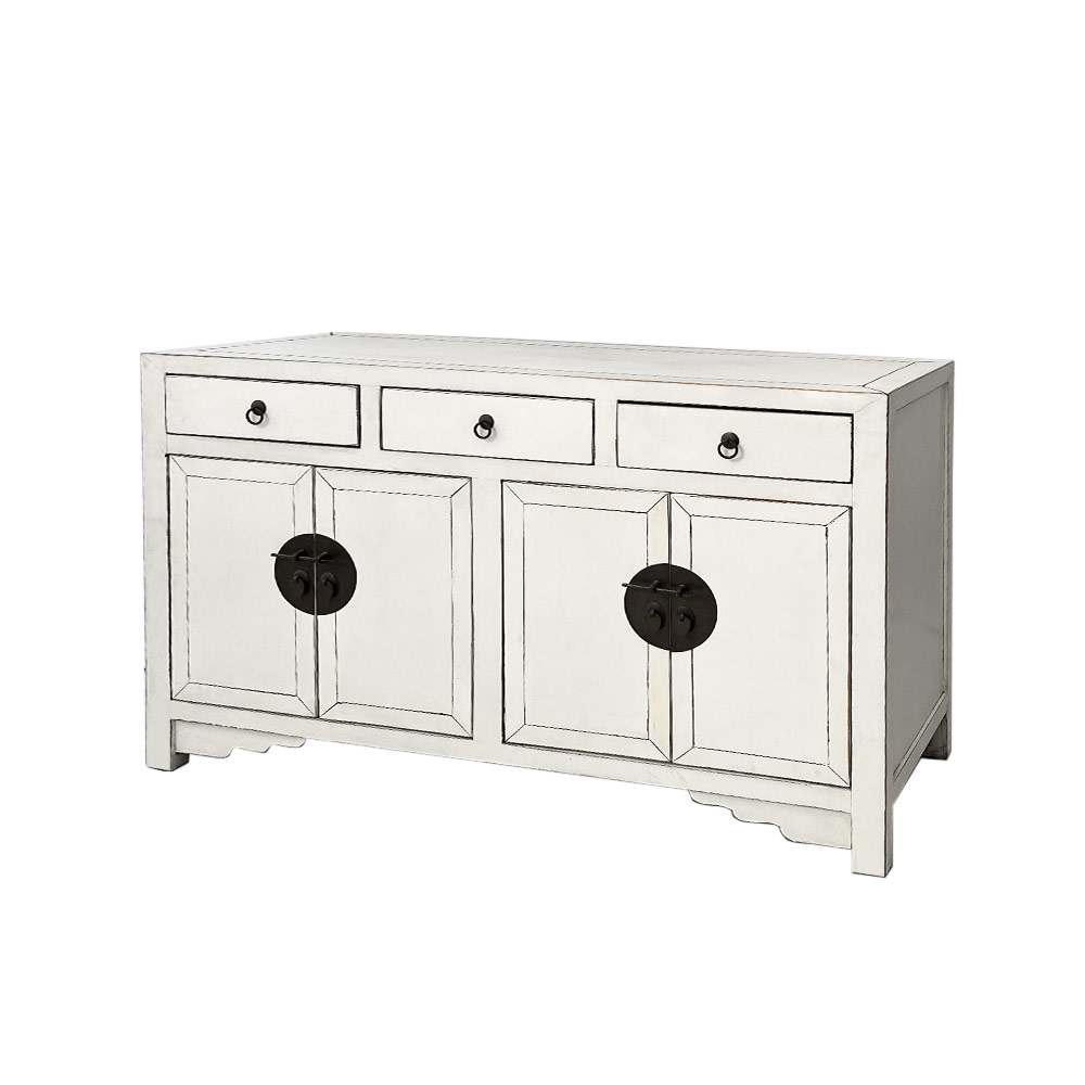 LUNAR CHINA SMALL SIDEBOARD, WHITE