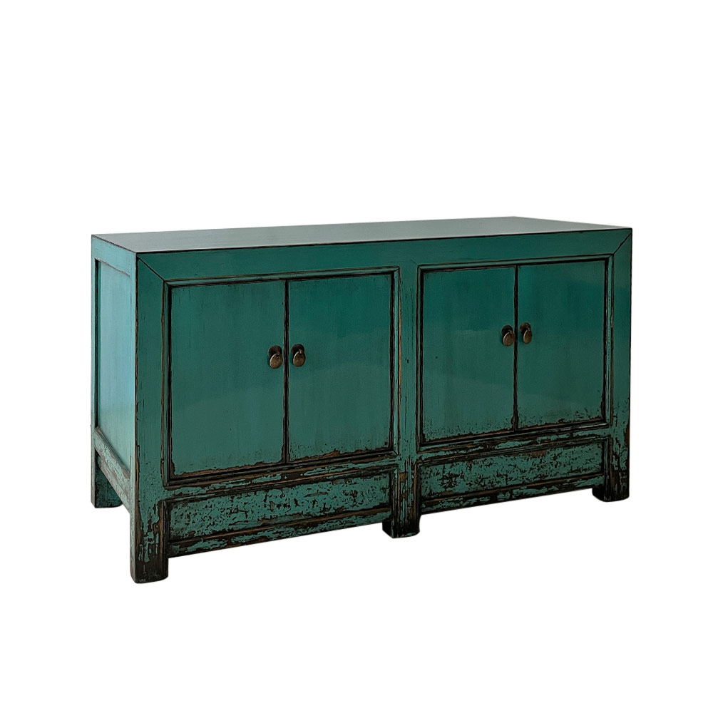  LUNAR CHINA SIDEBOARD, TURQ.