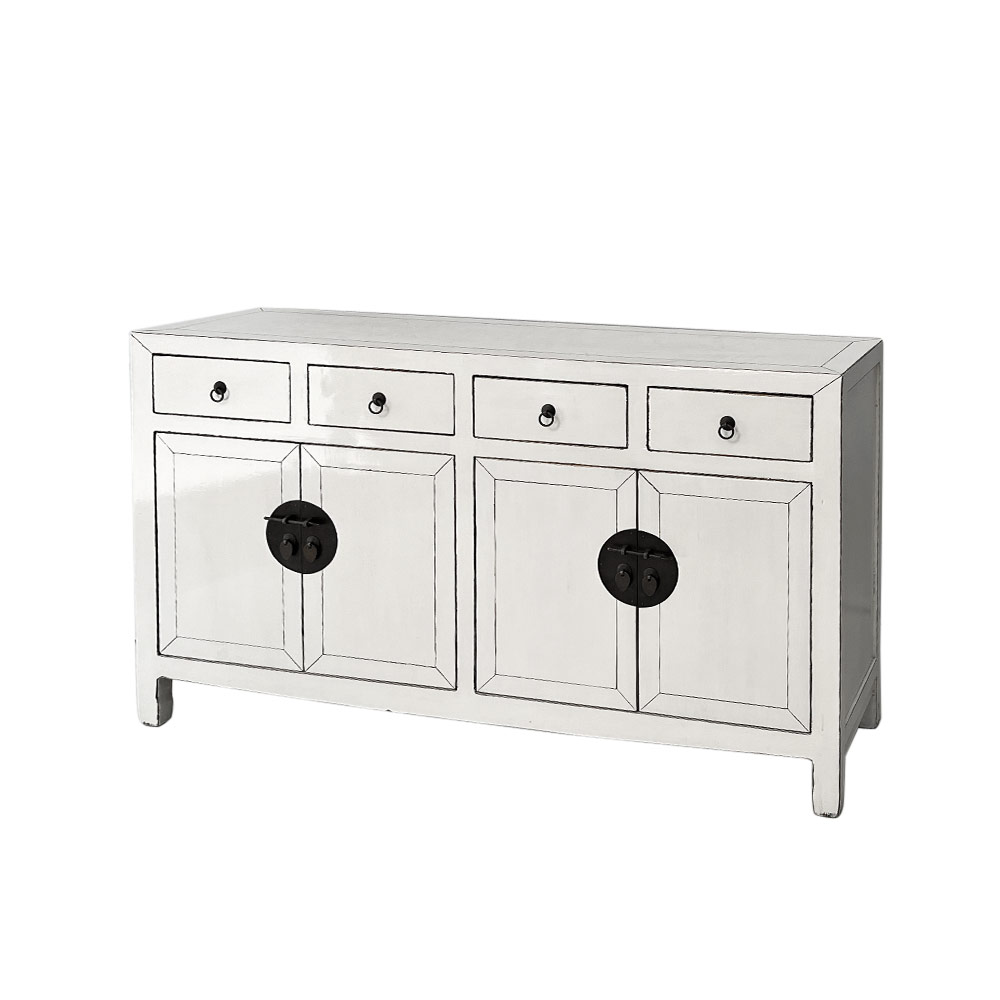  LUNAR CHINA SIDEBOARD, WHITE