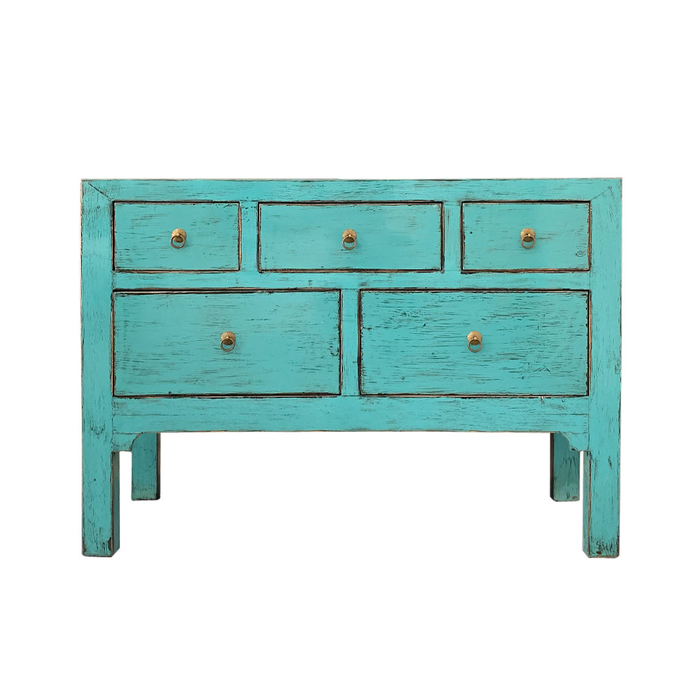 LUCIA CHINA CABINET, TURQUOISE MINT 