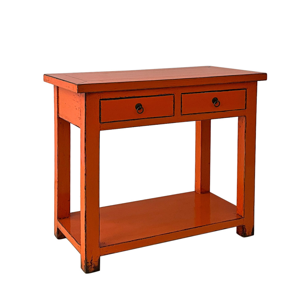 LILY CHINA MINI CONSOLE, TANGERINE