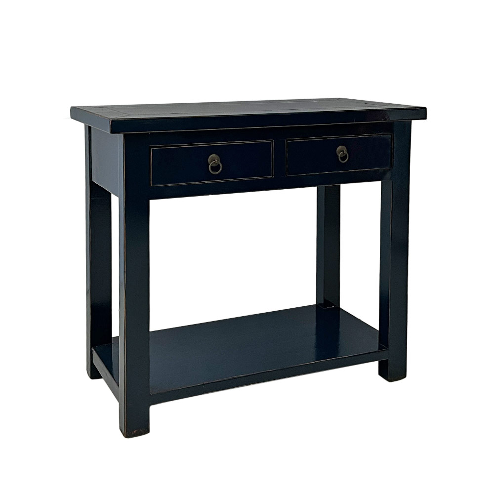 LILY CHINA MINI CONSOLE, DARK BLUE