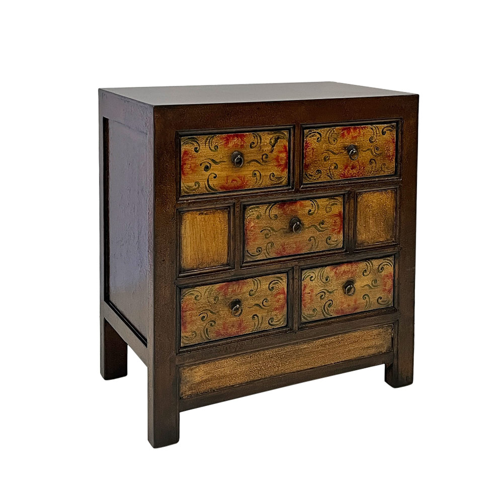 CHINA CHEST, MULTICOLOR