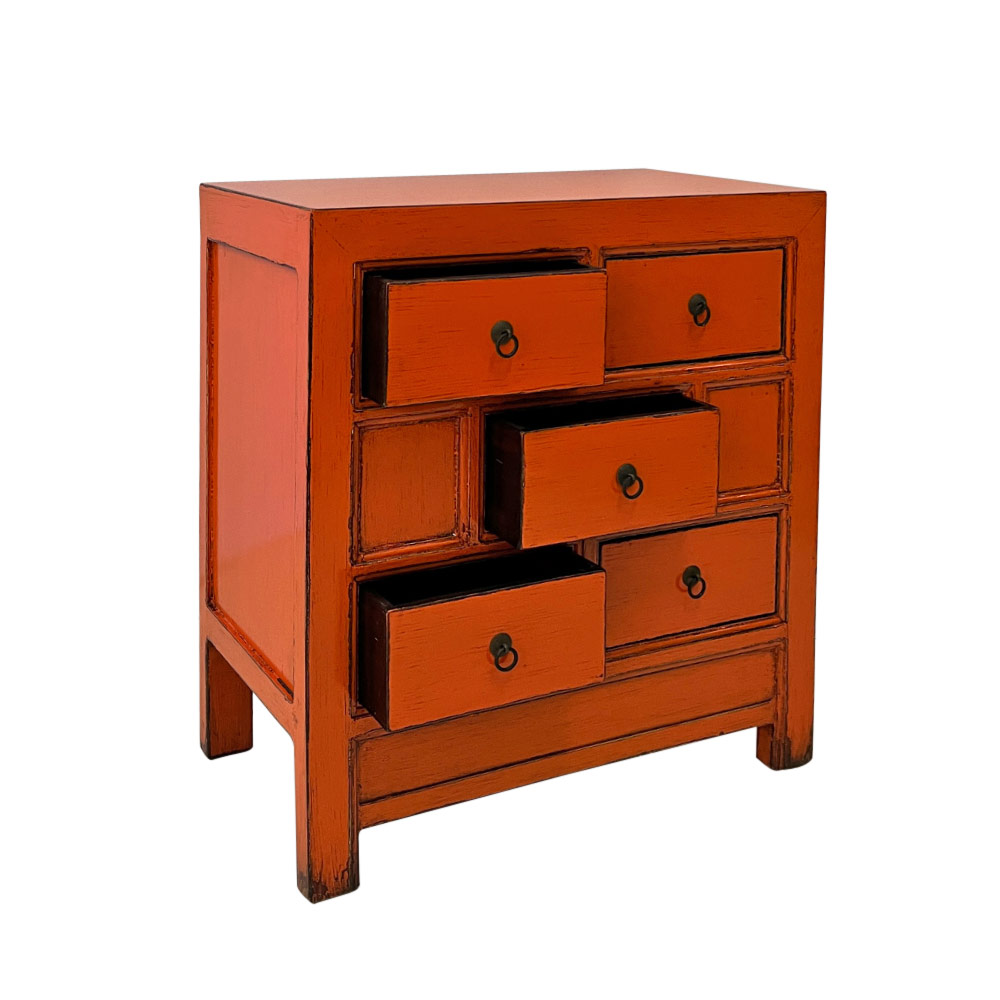 CHINA CHEST, TANGERINE