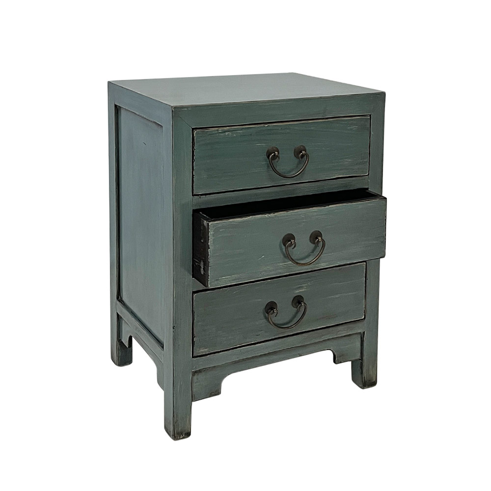 LAYLA CHINA BEDSIDE, ICE GREY