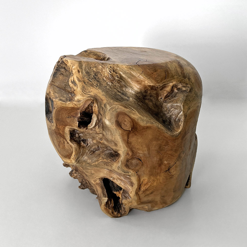 LOG ROUND STOOL/TABLE