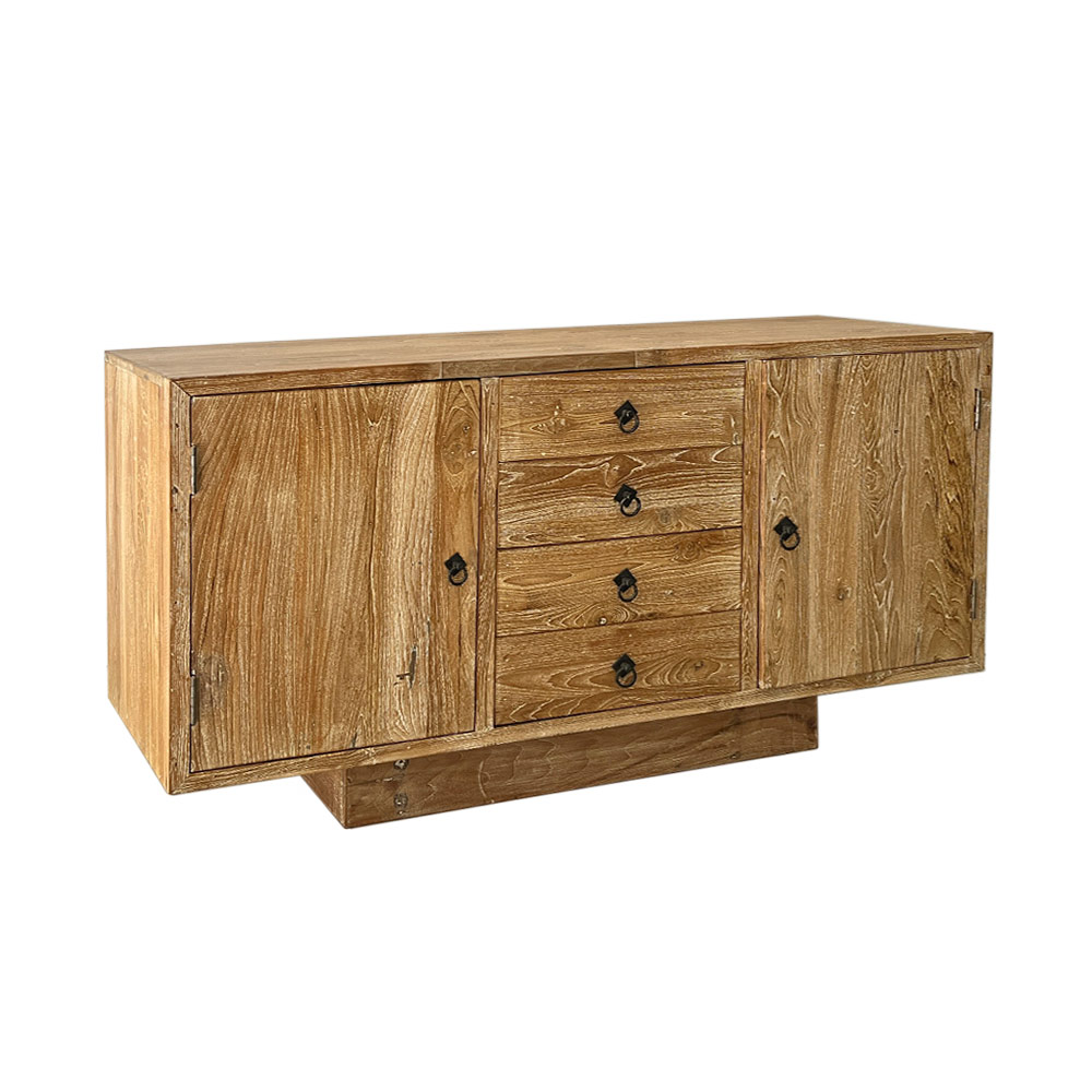 RECYCLED TEAK SIDEBOARD, SMALL