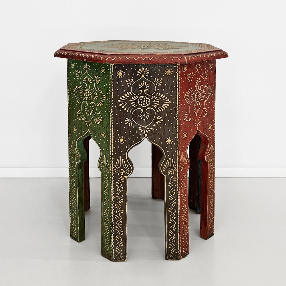 MUGHAL SIDE TABLE, OCTAGONAL MEDIUM