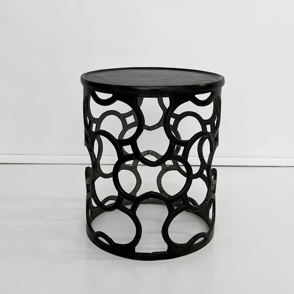 RIBBON TABLE/STOOL, SMALL BLACK