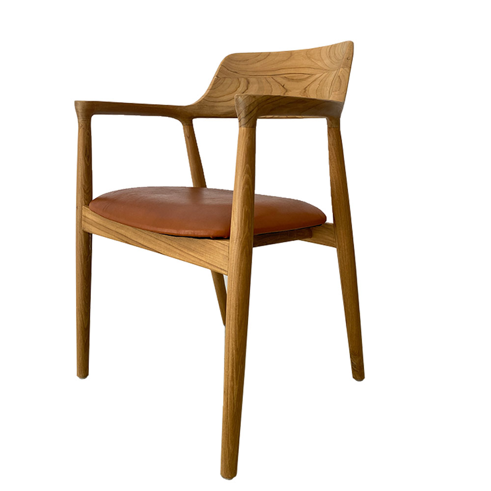 SIERRA DINING CHAIR, LEATHER 