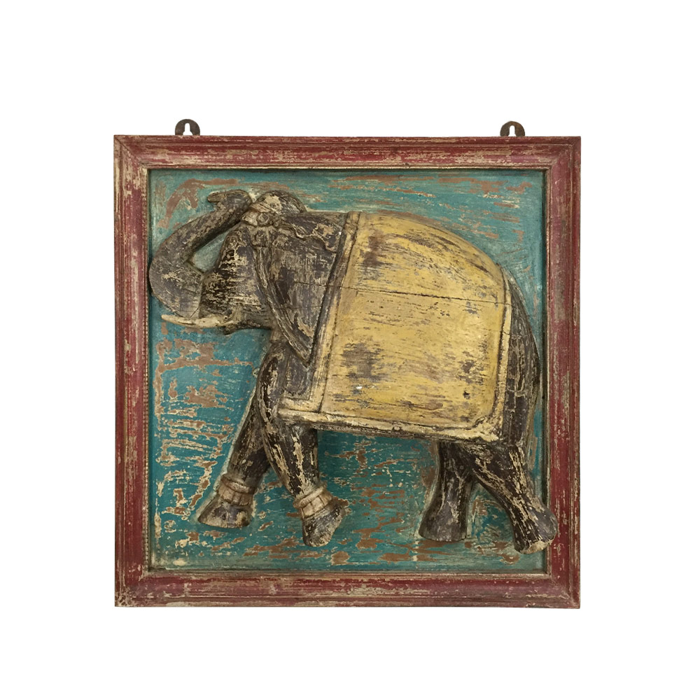 ELEPHANT PANEL, POLYCHROME