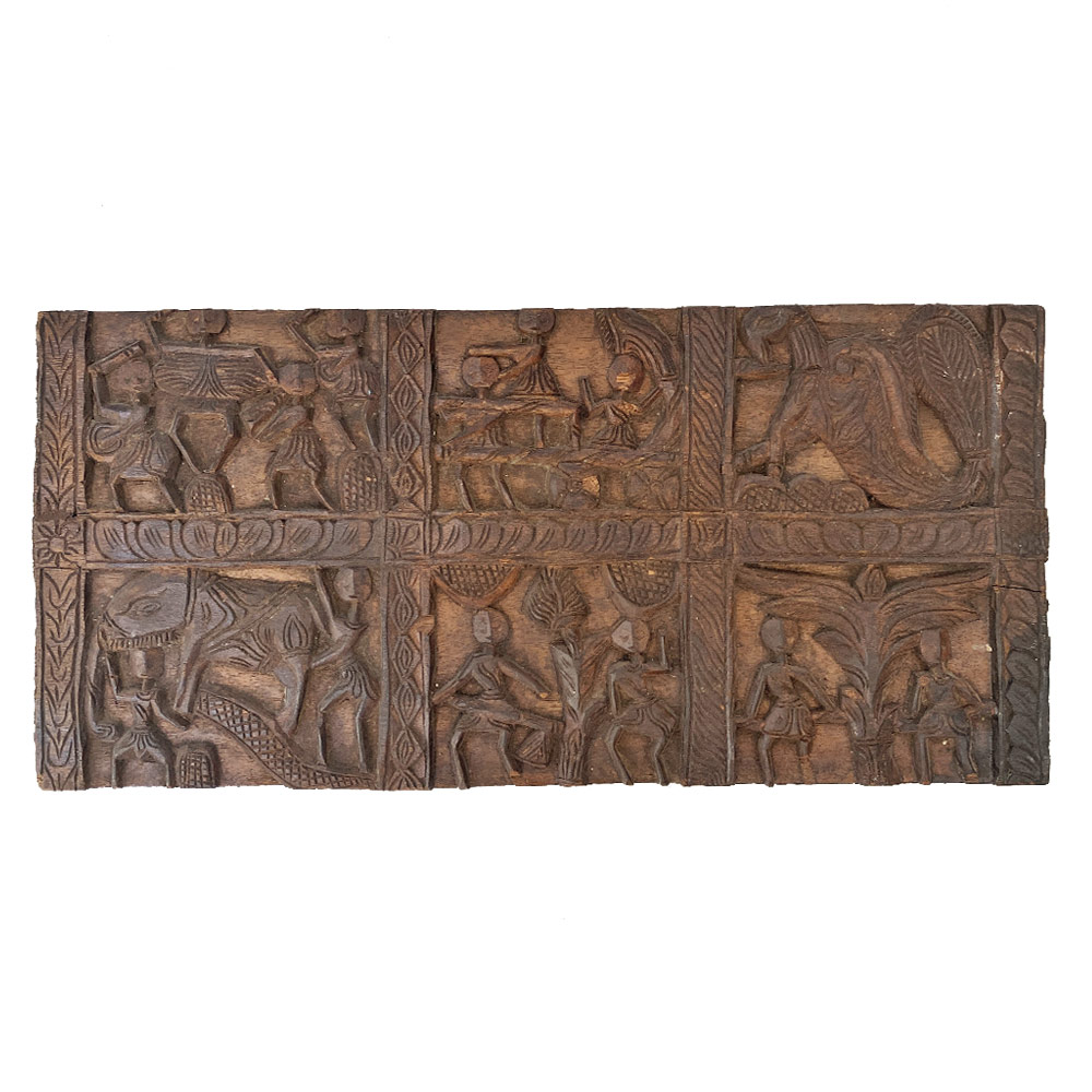 TRIBAL CARVED PANEL