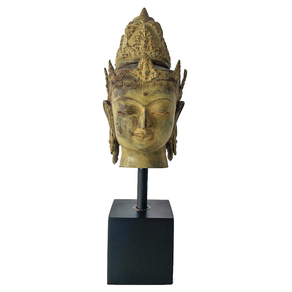 SHIVA HEAD, BRONZE