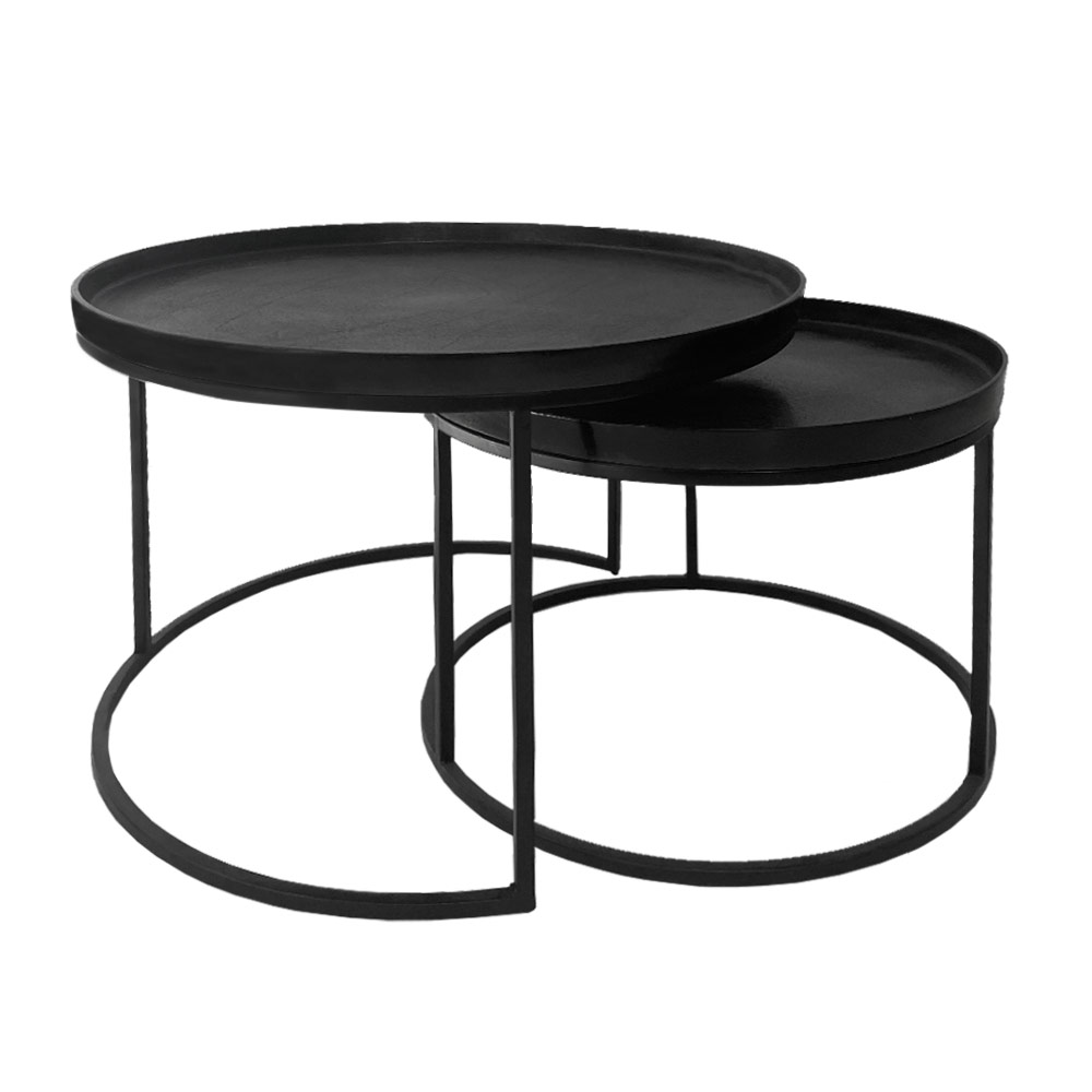 INDUSTRIAL TABLE SMALL, SET OF 2