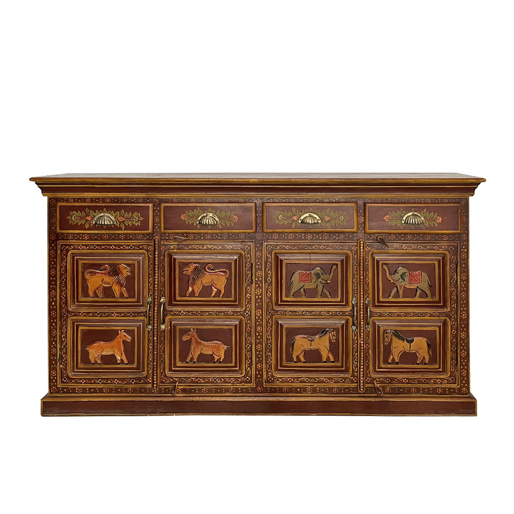 MUGHAL SIDEBOARD, RED