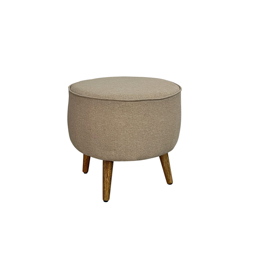 CROWN STOOL, BEIGE